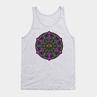 Mandala Indian eye Tank Top